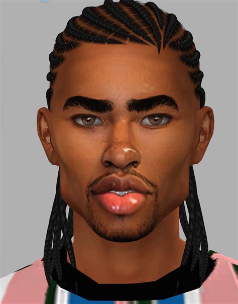 Aysiiaxshop — Blvck Life Simz Male Skin Pack 6 Total Sims 4