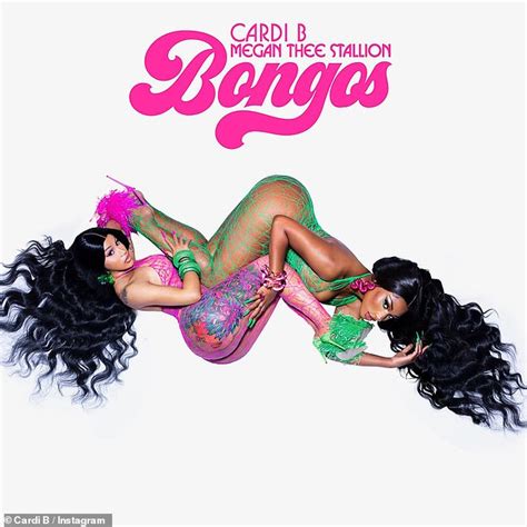Cardi B Rubs Copies Of New Bongos Cd On Her Breasts And Nether Regions Before Licking Them