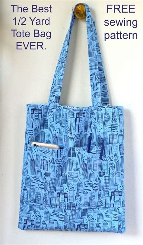 Sew Tote Bag Pattern Diy Sewing Pattern Free Sewing Free Pattern