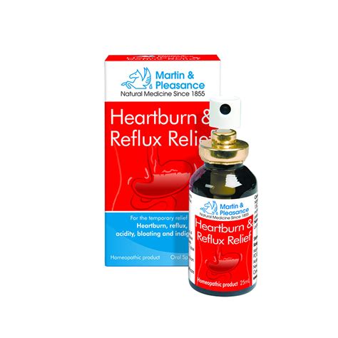 Homeopathic Remedy 25ml Spray Heartburn And Reflux Relief Martin