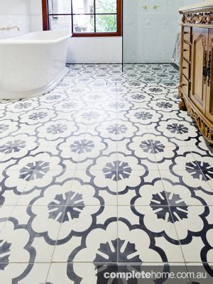 You may also take black and white tiles and use them in turn to create. Bringing back patterned floor tiles - Completehome