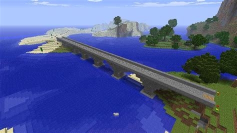 A Cool Bridge To Connect Your Two Islands Together Minecraft Projects