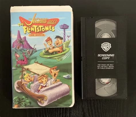 THE JETSONS MEET The Flintstones Movie VHS SCREENING COPY PROMO USE RARE PicClick