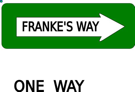 One Way Sign Clip Art Clipart Best