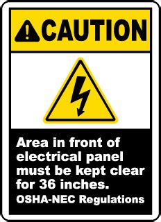 Through our value added services and high quality products we significantly raise the level of safety awareness promote safe work conditions and reduce in place costs. Electrical Panel Labels - In Stock. Ships Fast - SafetySign.com
