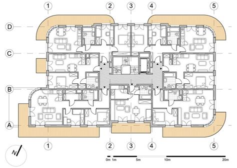 Repetitive Floor Mimari Planları Mimari çizimler Mimari