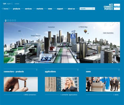 Erni Electronics Launches New Website