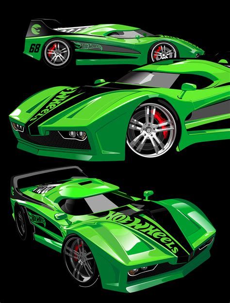 Hot Wheels Vector Cars Behance