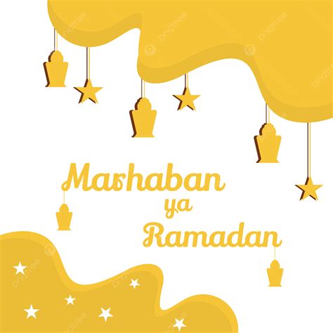 Fondo Decorativo Islámico De Oro Marhaban Ya Ramadan Png Png Ramadán