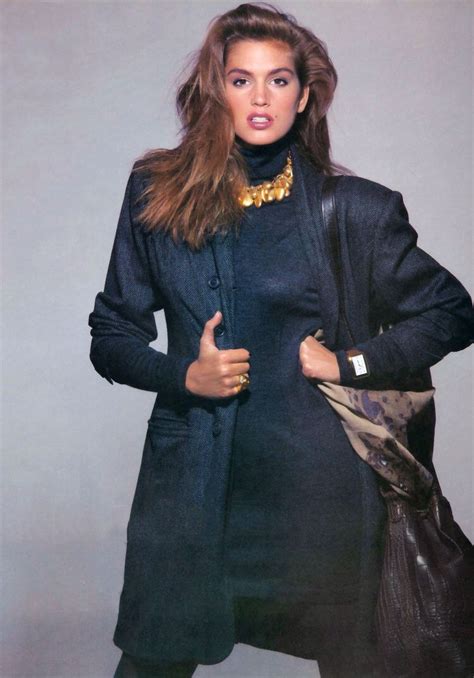Cindy Crawford In Vogue Germany November 1987 By Eric Boman Fashion