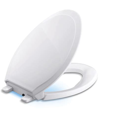 Kohler Rutledge Nightlight Plastic Slow Close Toilet Seat At