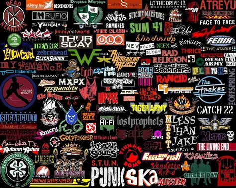 Punk Band Logos Hd Happy Birthday Images Metallica Anti Flag The