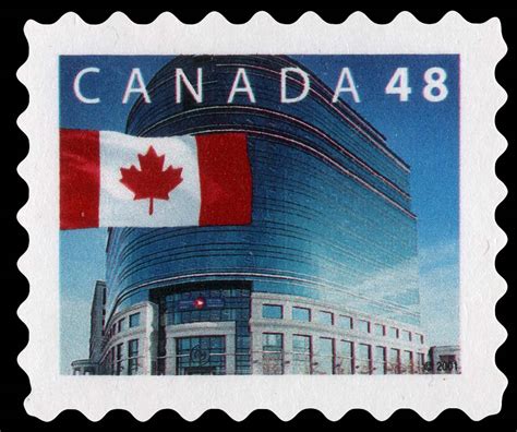 Flag Canada Postage Stamp Canadian Flag