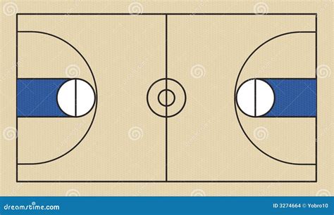 Basketballplatz Vektor Abbildung Illustration Von Muster 3274664