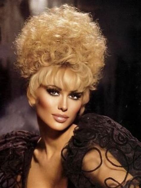 Evening Hairstyles Wig Hairstyles Bouffant Wig Blonde Updo Big Hair