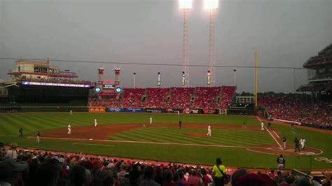Great American Ball Park Section 119 Home Of Cincinnati Reds
