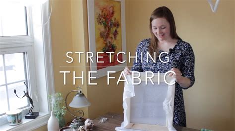 How To Stretch Fabric Onto The Frame SilkPainting YouTube