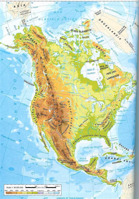 Stati Uniti Damerica Usa Geografia