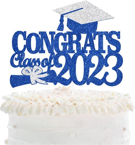 Congrats Grad 2023 Graduation Cake Topper Senior Class Of