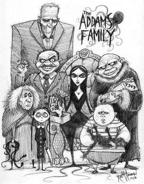35 Ideas Para Dibujos Para Colorear Familia Addams Alibatasa Blog