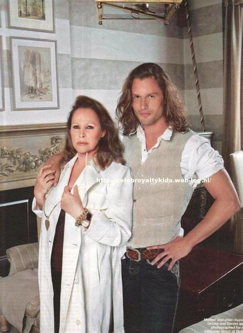 Ursula Andress And Son Dimitri Hamlin Celebrity Families Celebrity Kids