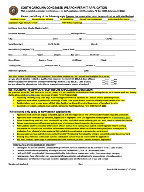 Sc Cwp Renewal Fill Out And Sign Online Dochub
