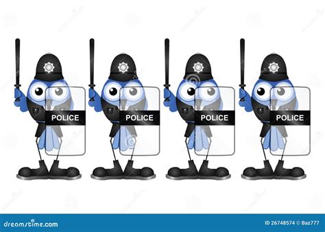 Riot Policemen Stock Illustration Illustration Of Enforcement 26748574