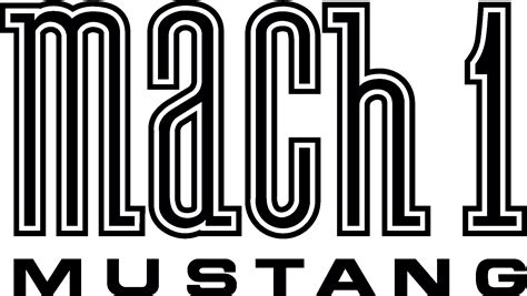 Mustang Mach 1 Logo Vector Ai Png Svg Eps Free Download