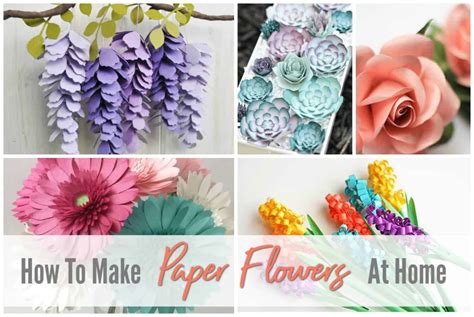 How To Make Paper Flowers At Home Diy Tutorials For Paper
