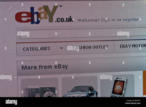 Ebay Uk Website Editorial Use Only Stock Photo Alamy