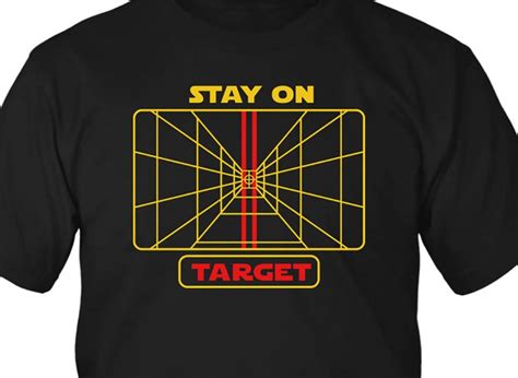 Star Wars Shirt Stay On Target Graphic Tee Star Wars T Jedi Etsy