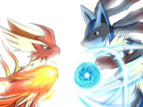 Mega Lucario Vs Mega Blaziken Lucario Pinterest