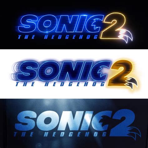 All 3 Pictures Of The Official Sonic The Hedgehog 2 Logo Rsonicthemovie