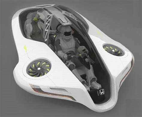 Honda Fuzo Flying Car Concept Electric Vehicle News