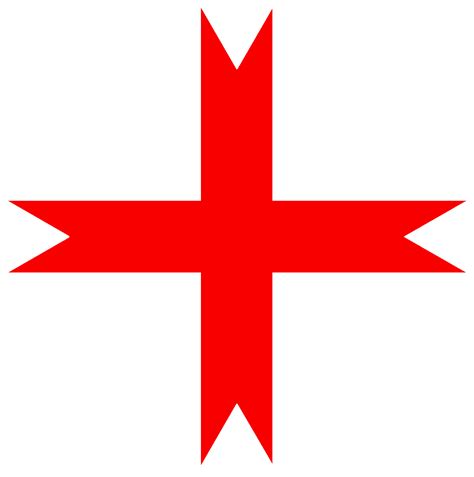 The Ancient Symbol Of The Knights Templars Red Cross