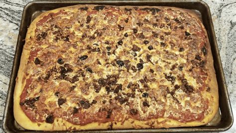 The following recipe makes enough for one 12″ pizza crust. Authentic Sicilian Pizza Dough Recipe- The Best Recipe ...