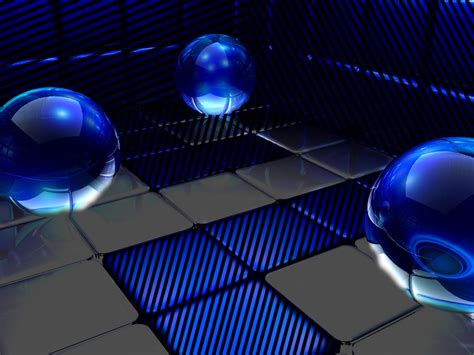 Download 3d Glass Balls Reflection Hd Desktop Wallpaper By Ralphs82