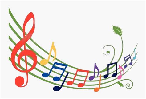 Colorful Musical Notes Free Transparent Clipart Clipartkey