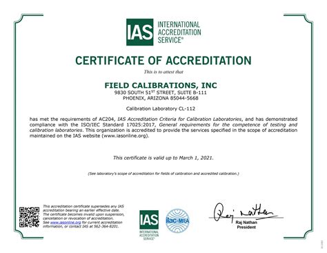 Iso 17025 Accredited Labs Accredited Calibration Field Calibration