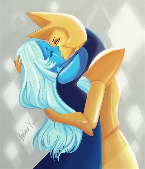 Yellow Diamond Trying To Give Blue Diamond Some Consolation