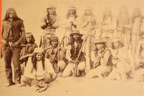 Lot Detail 1880s Apache Scouts Group Photograph