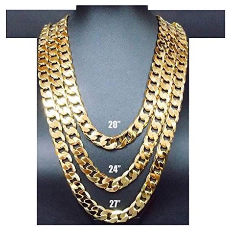 Real Gold Miami Cuban Link Chain 14k