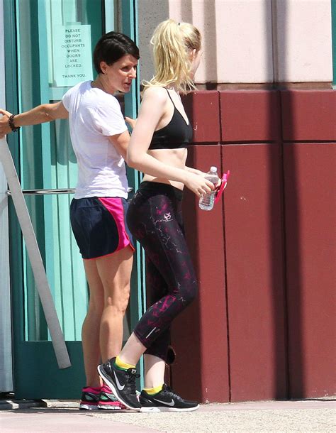 Elle Fanning Leaving The Gym In Studio City Hot Celeb Pics Daily