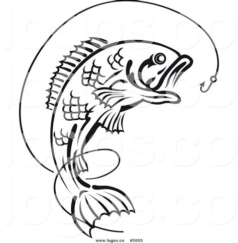 This Is Best Bass Fish Outline 18267 Bass Fish Black And White Clipart