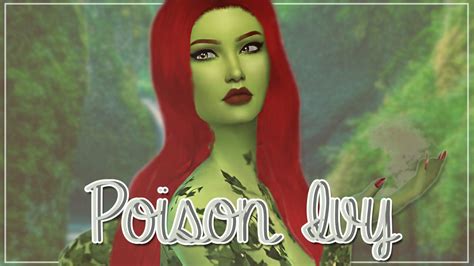 The Sims 4 Cas Poison Ivy 🌱 Gotham City Sirens Youtube