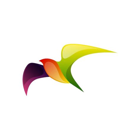 Logo De Pájaro Vector Premium