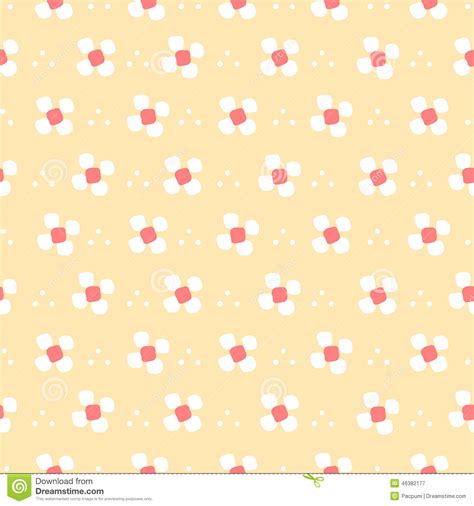 Seamless Pattern Flower Stock Vector Illustration Of Creative 46382177