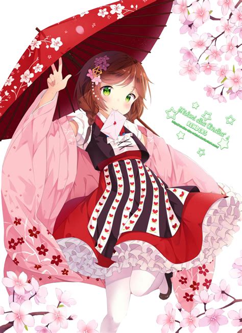 Anime Girl Render By Anaka Aka Midori On Deviantart