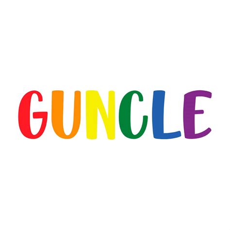 Guncle Uncle Gay Lgbt Pride Svg Png Pride Lgbt Svg Inspire Uplift
