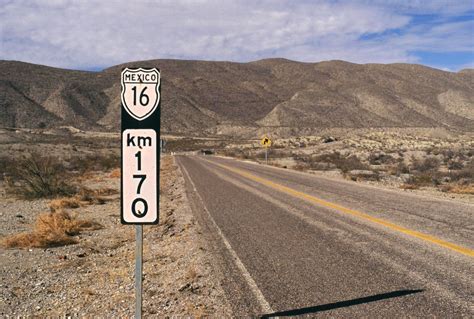 Mexico Federal Highway 16 Aaroads Shield Gallery